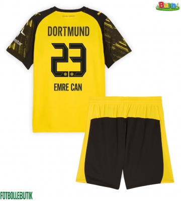 Borussia Dortmund Emre Can #23 Hemmaställ Barn 2025-26 Kortärmad (+ Korta byxor)